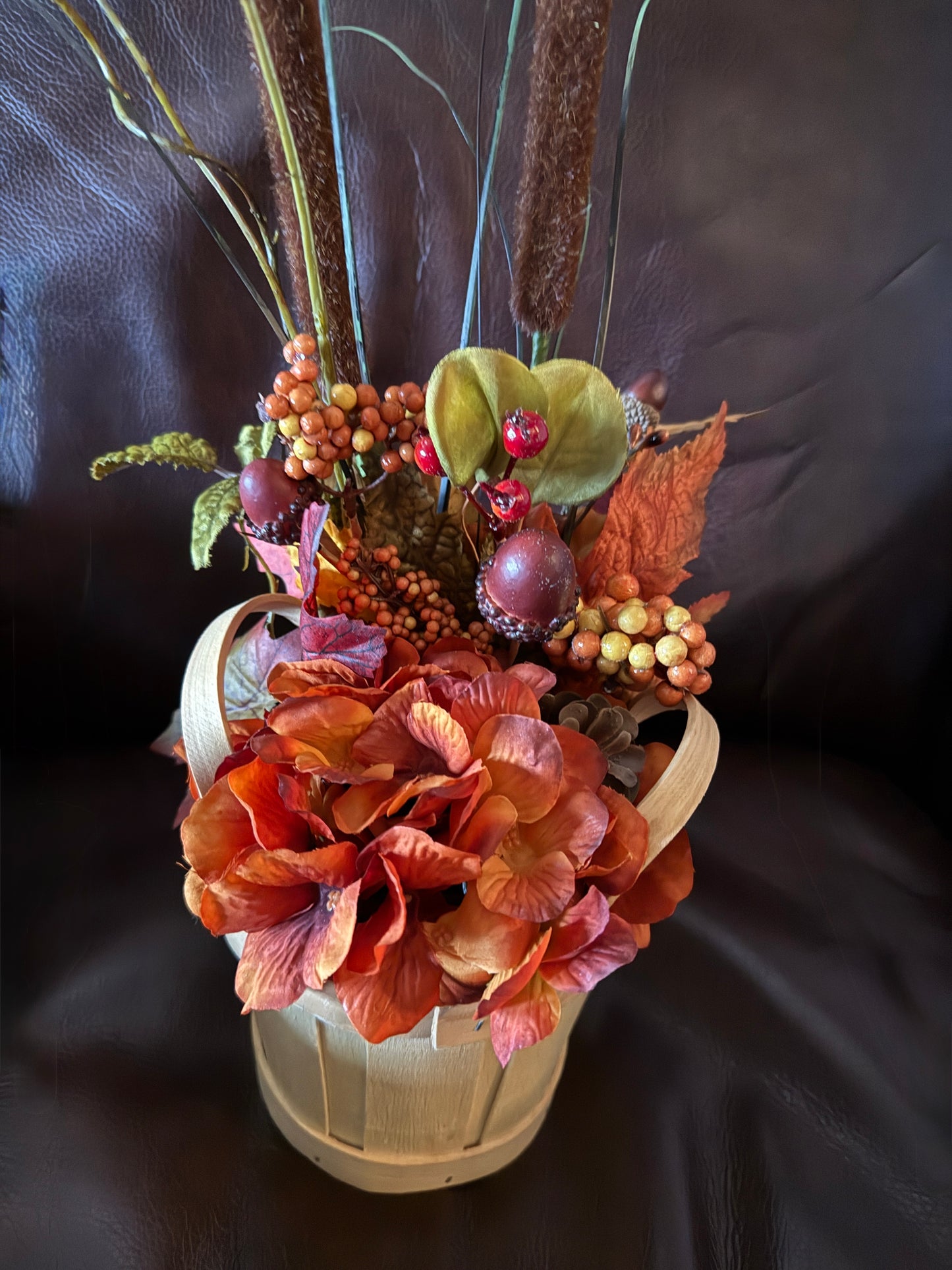 Autumn Bouquet In a Bushel